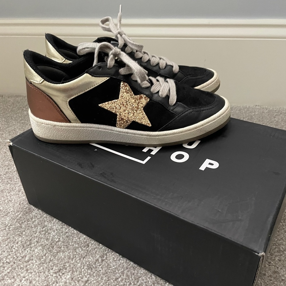 Shu Shop Gold Star Sneakers